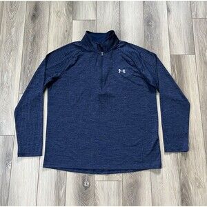 Under Armour UA Tech 1/2 Zip Long Sleeve Pullover Shirt Mens Sz Large Stretch